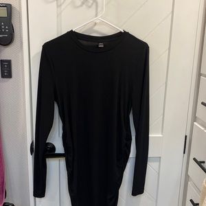 🏡Black stretchy maternity dress